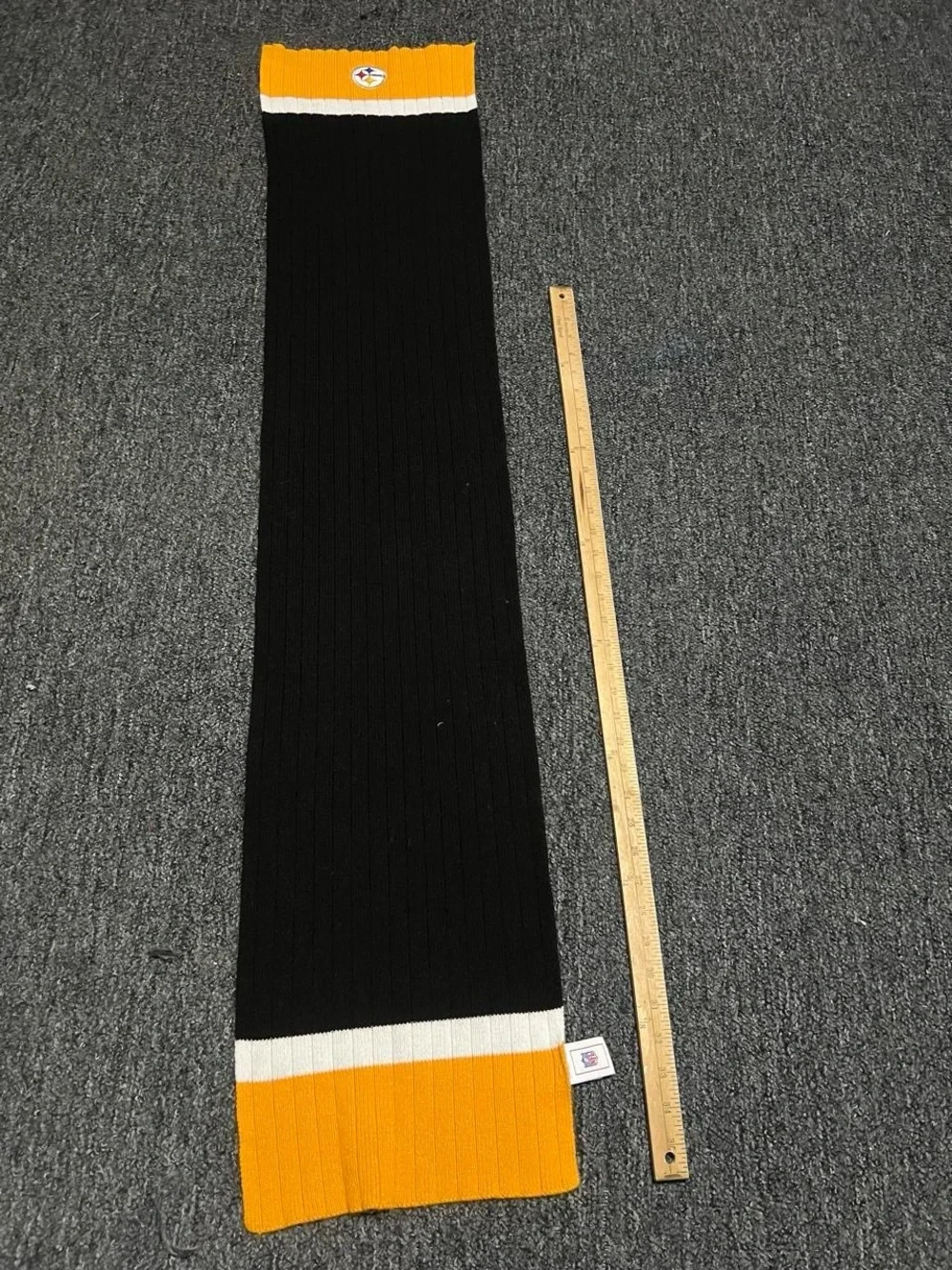 Steelers Black & Gold Knit Scarf